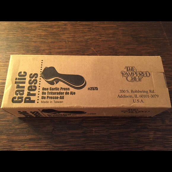 The Pampered Chef Garlic Press 2575 Garlic Presses Kitchen & Dining